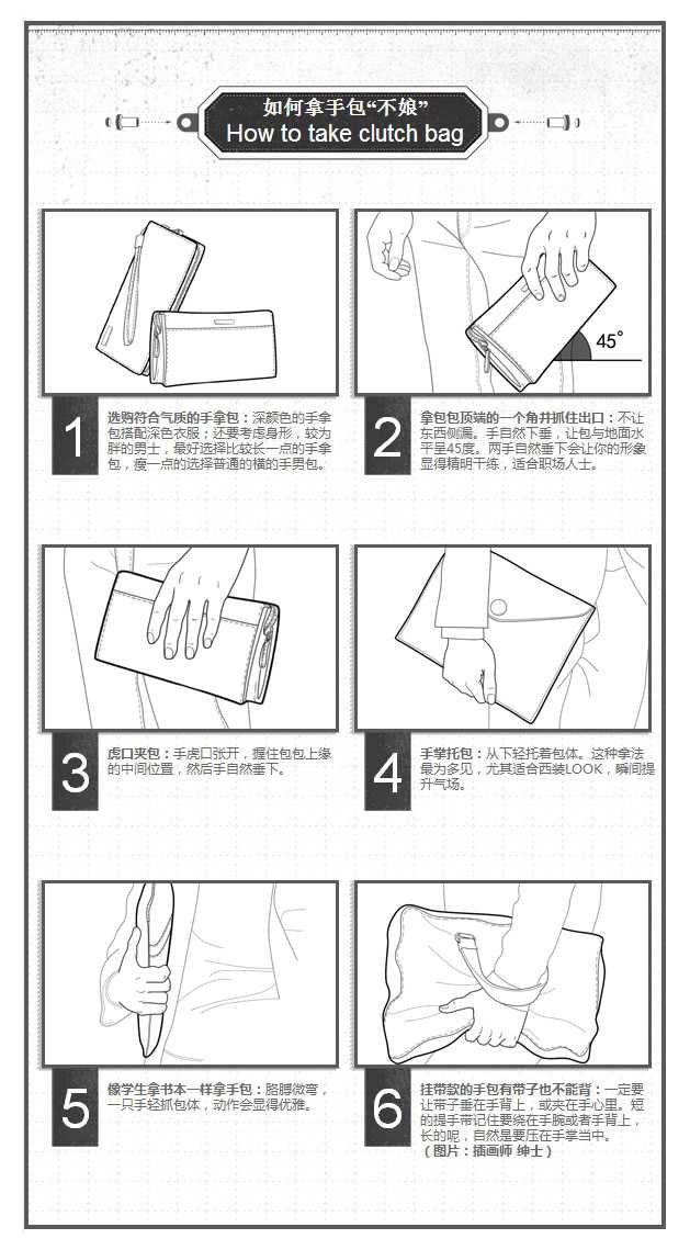 2021暢銷男士手拿包品牌排行榜前十名