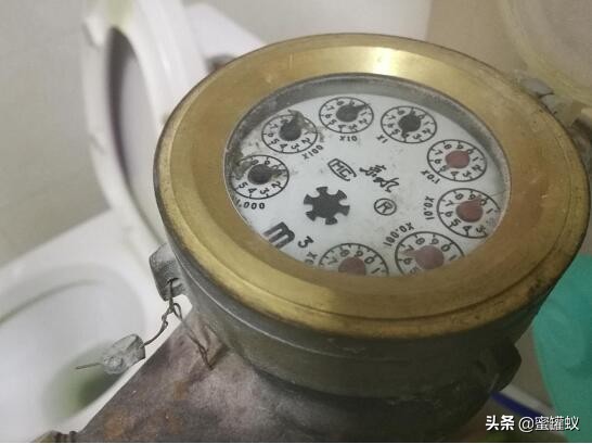 老式水表怎么看噸數