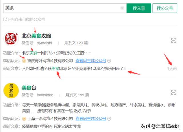 公眾號排名優化