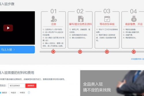 怎么在京東網上開店