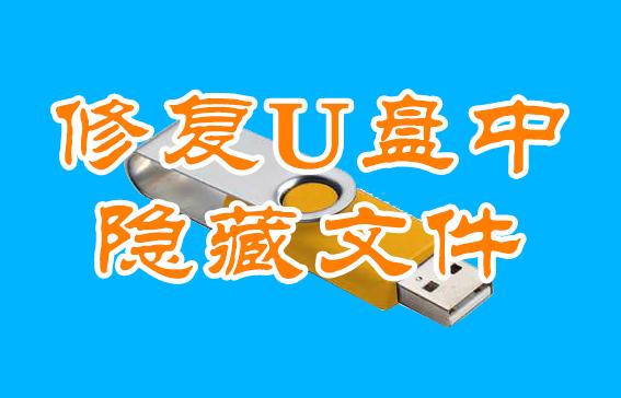 u盤文件被隱藏怎么恢復