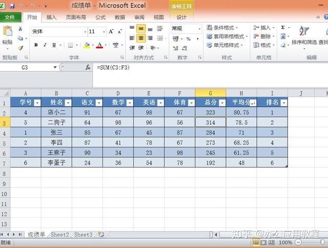 制表格的步驟初學者