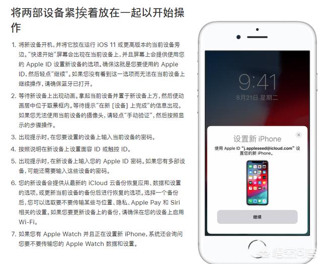 舊iphone數據導入新iphone