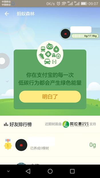 螞蟻森林有什么用